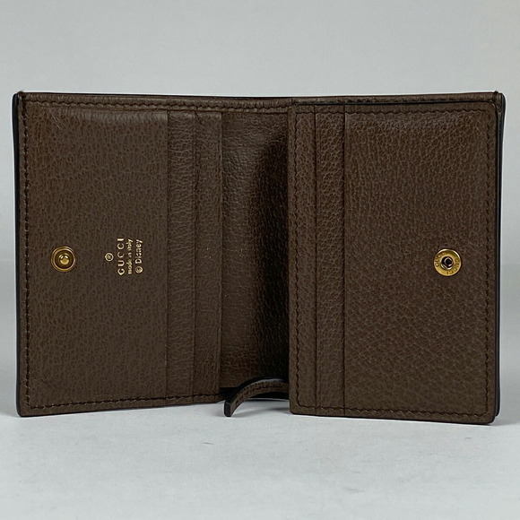 Gucci GG Bifold Wallet Disney Donald Duck Brown Canvas - Picture 5 of 5